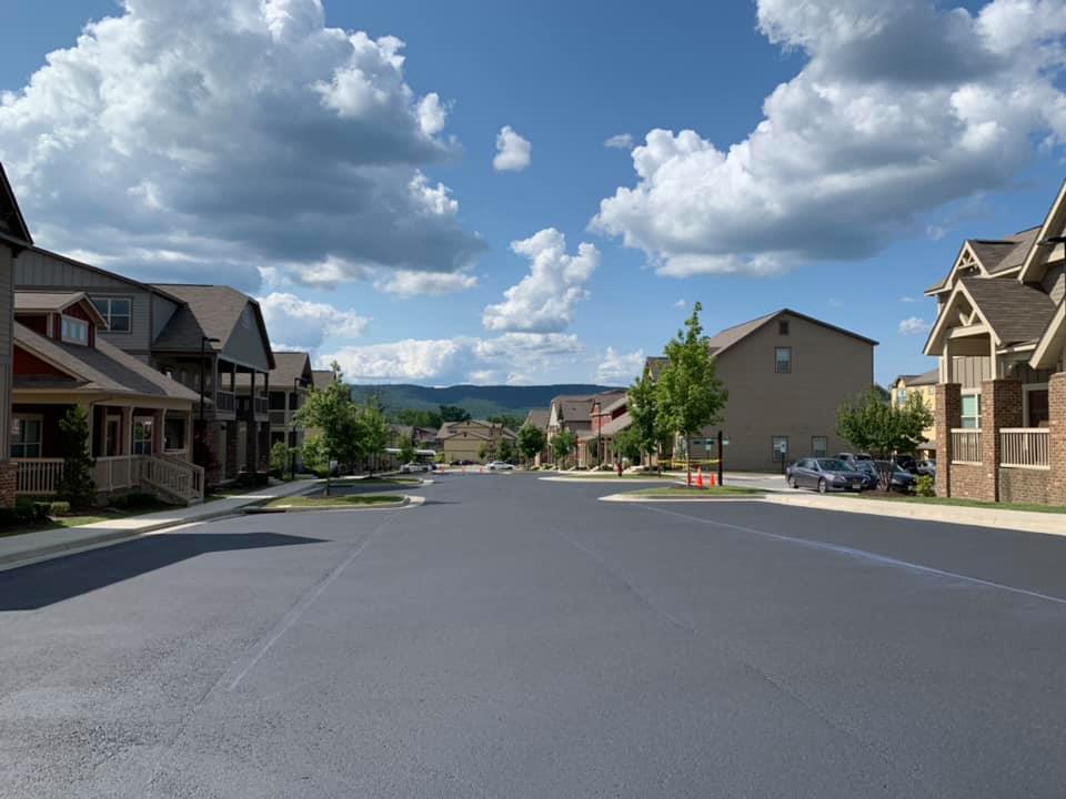 Asphalt paving project