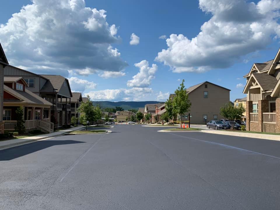 Asphalt paving project