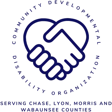 Community Developmental Disability Organization Serving Chase, Lyon, Morris, and Wabaunsee Counties - Logo