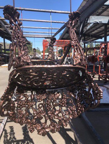 brown furniture powder coating