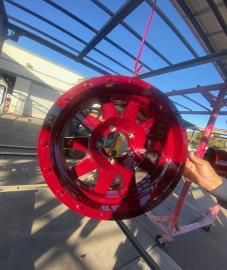 red mags powder coating