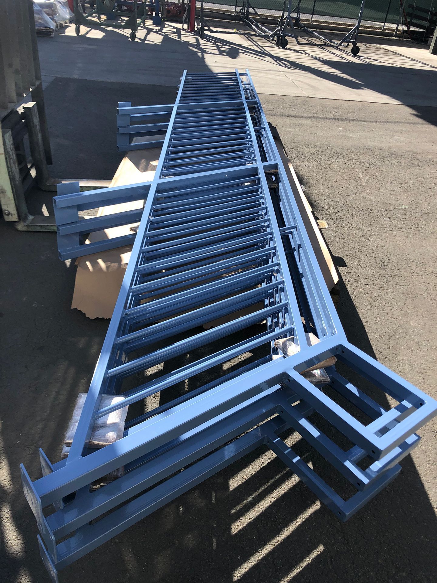 blue gate powder coating