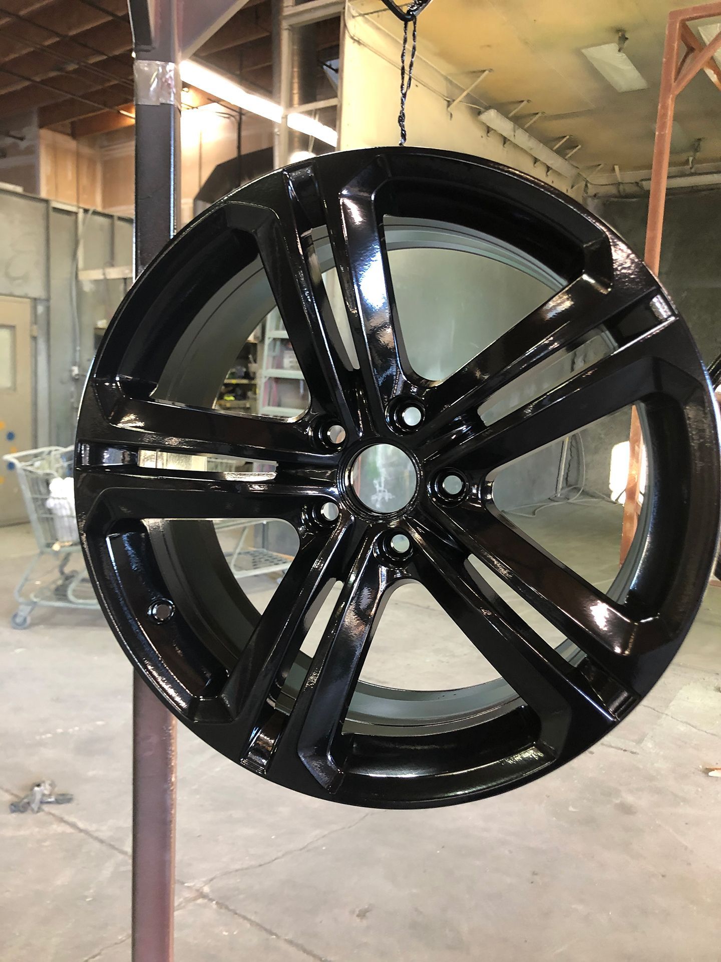 black mags powder coating