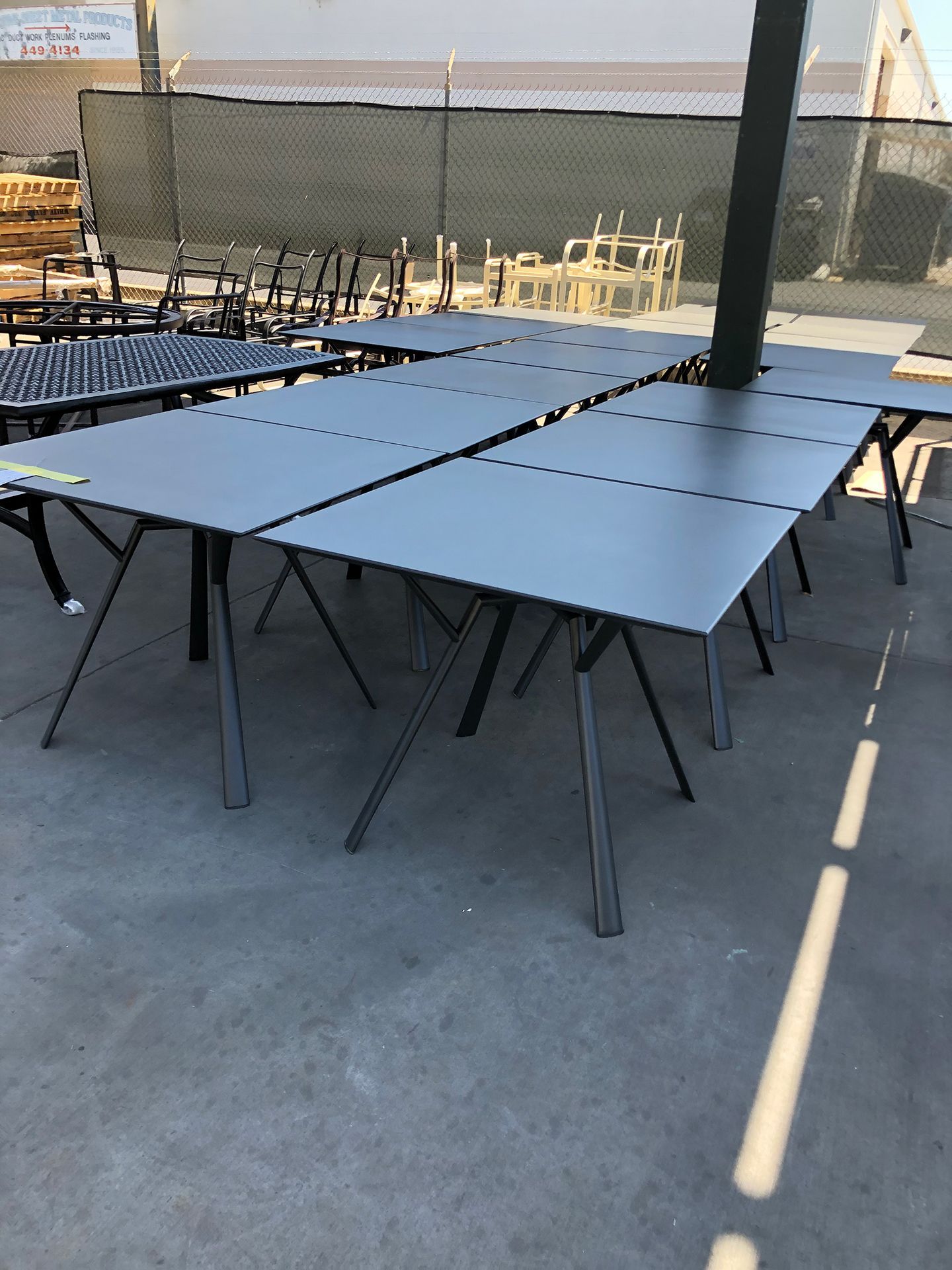 tables powder coat