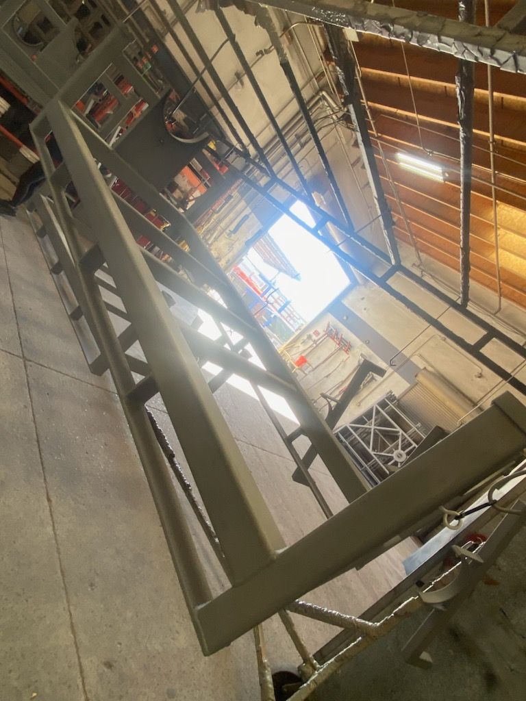 sandblasted gate frame