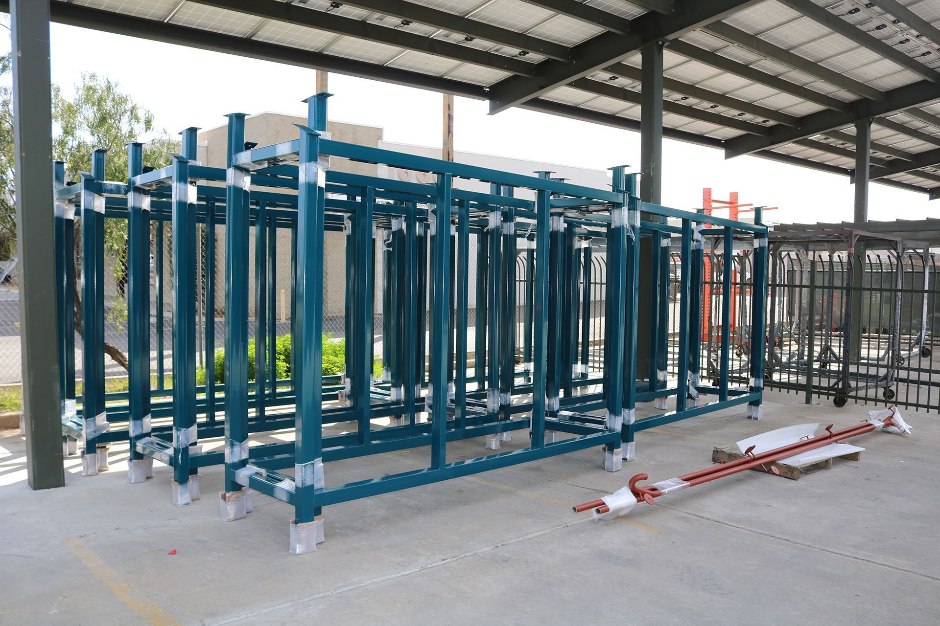powder coating Blue Frames