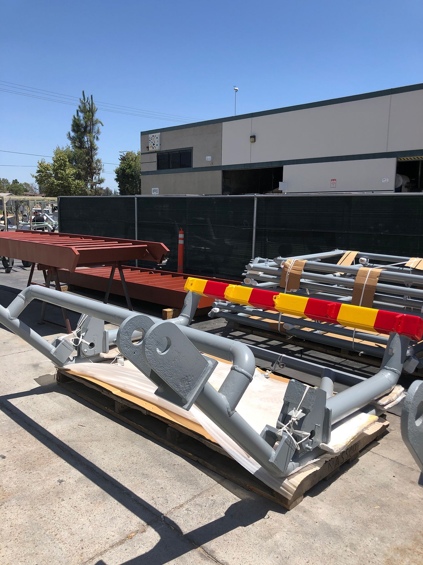 powder coating gray frame