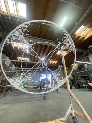 powder coat patio table