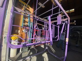powder coat purple frames