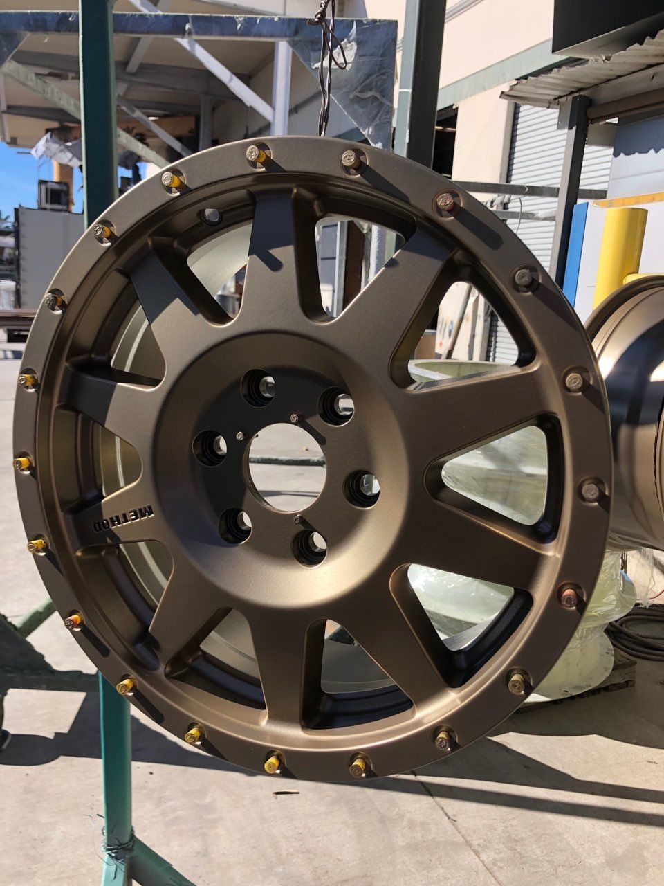 powder coat black matte