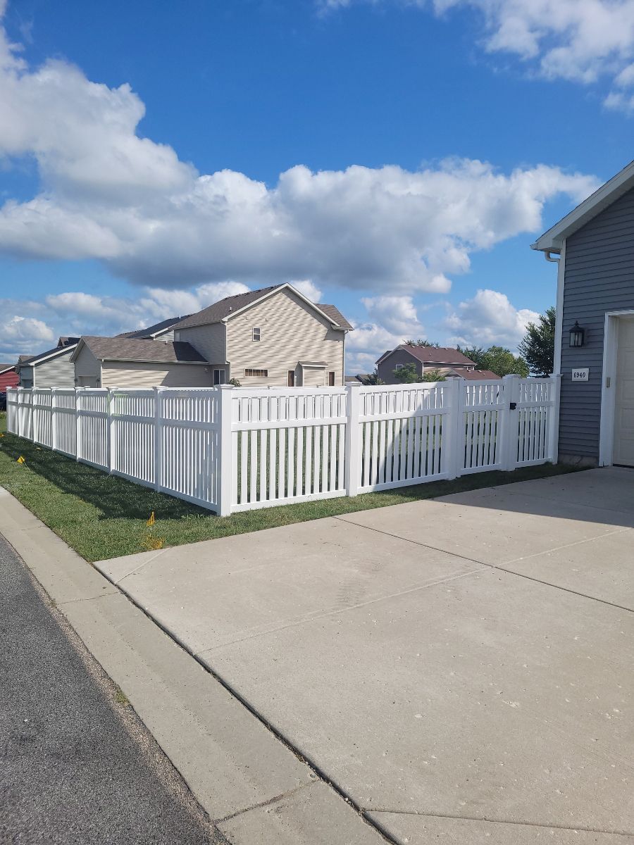 New white fence