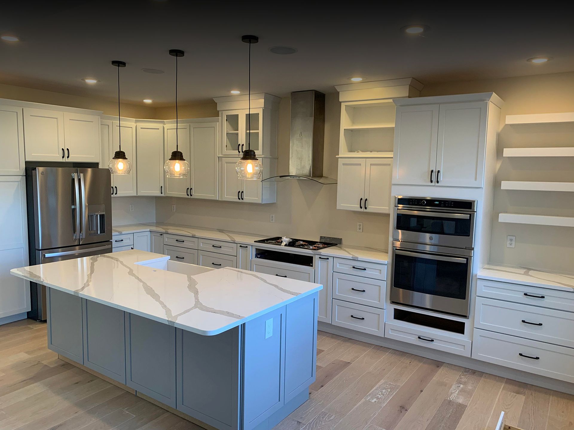 Aqua Blue – C&C Cabinets and Granite