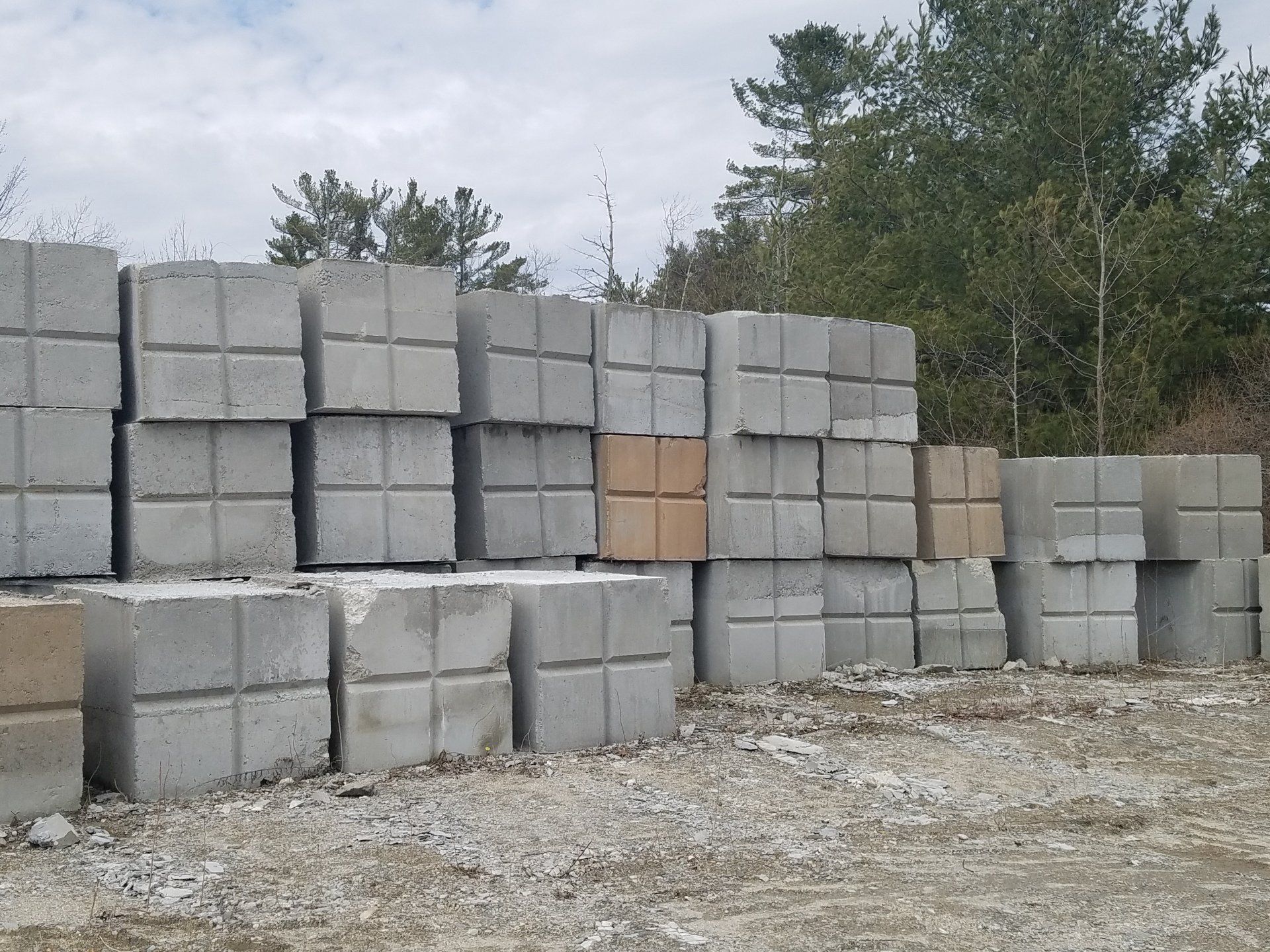 Concrete blocks
