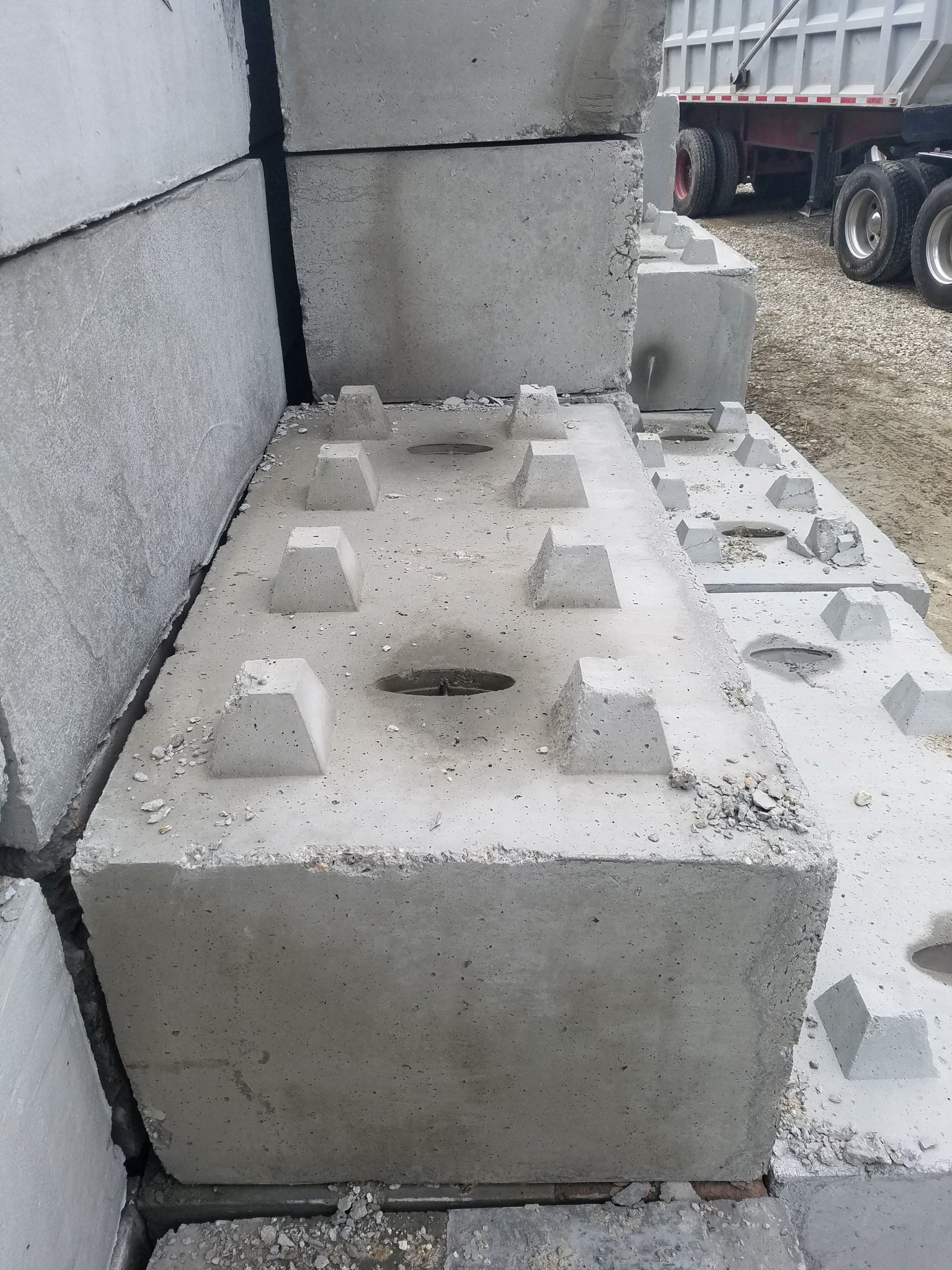 Concrete blocks