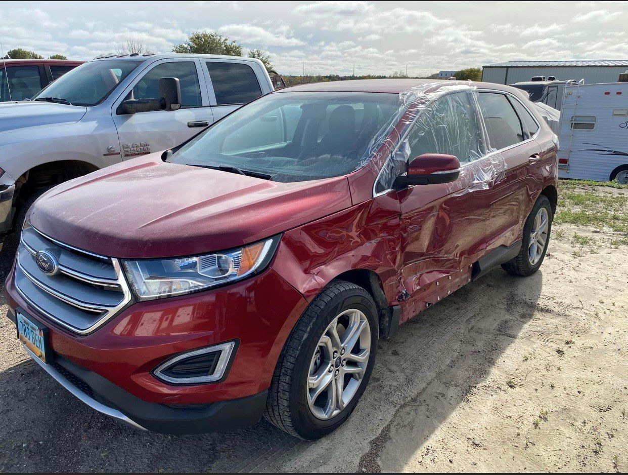 Side collision before