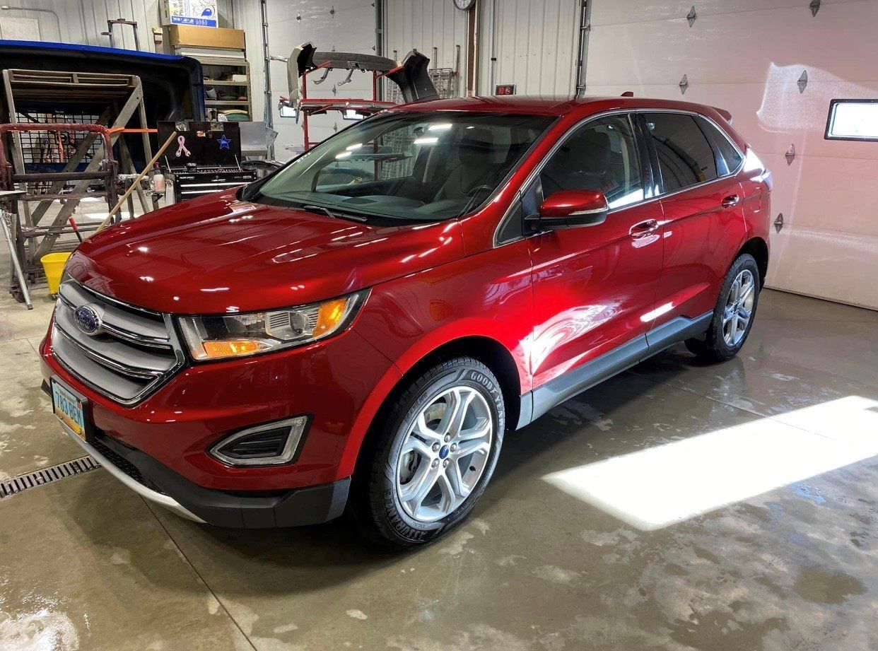 Side collision after