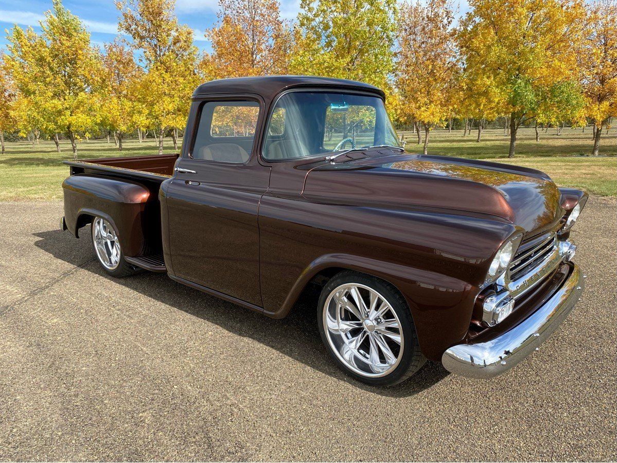 Brown Chevrolet Truck After