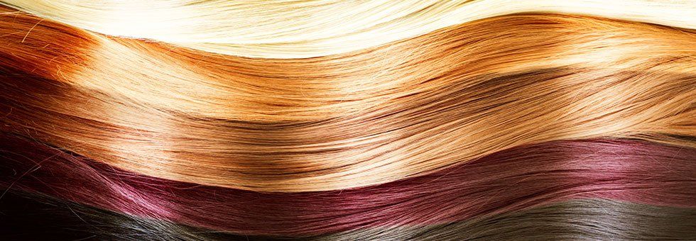 Different color of hair extensions