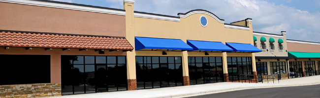Commercial awning