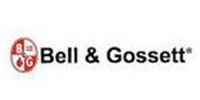 Bell & Gossett logo: a red and white emblem with the letters B and G, beside the company name in black.
