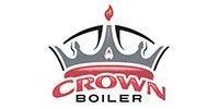 Crown Boiler logo: crown with red text