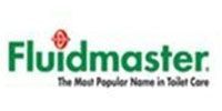 Fluidmaster logo with green text and a red icon, tagline: