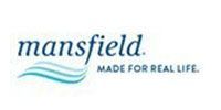 Mansfield logo with wordmark, wave graphic, and tagline