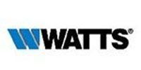 Logo of Watts, with a blue