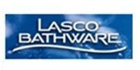 Lasco Bathware logo on a blue background.