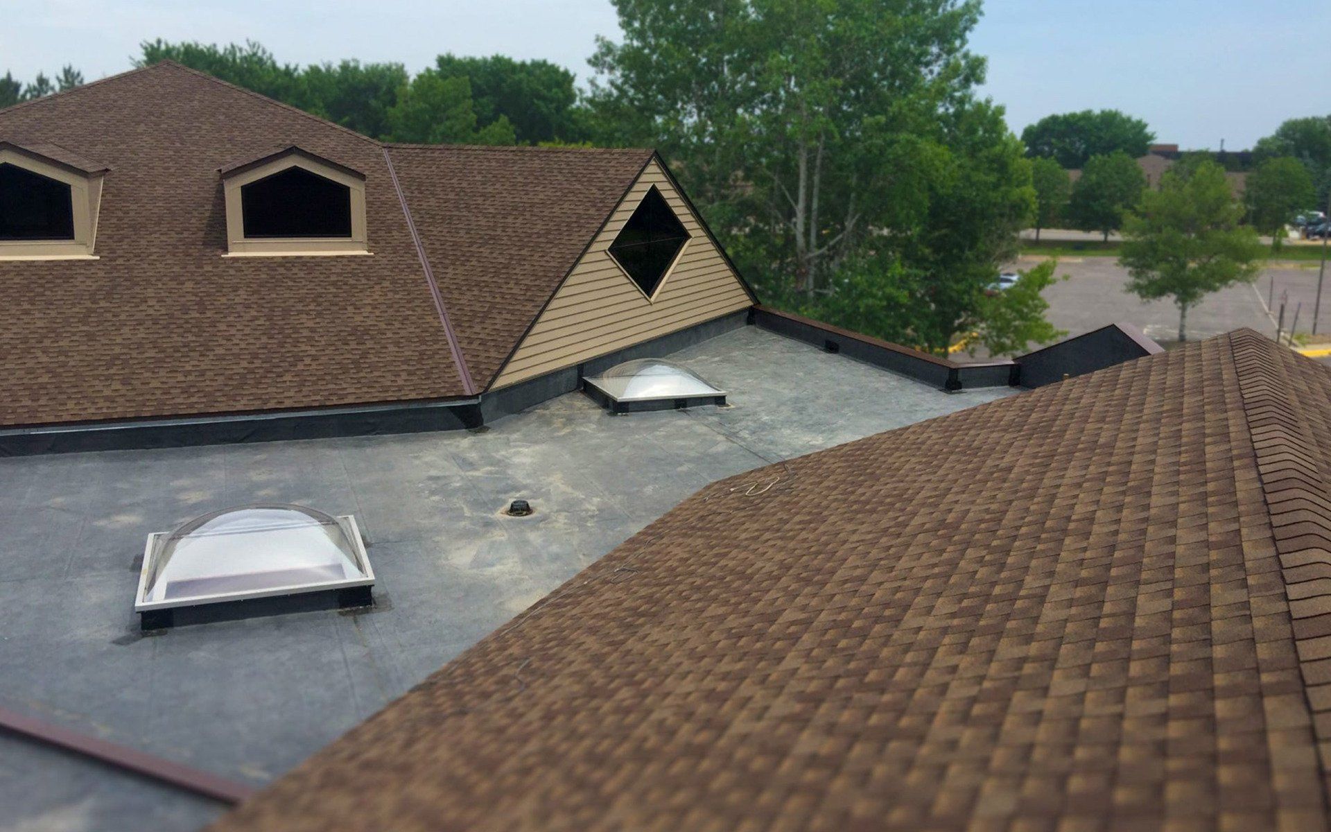 flat roof