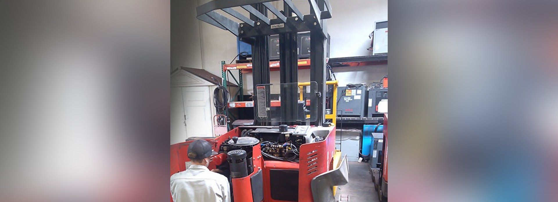 Forklift With Customer