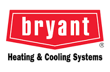 Bryant Heating & Cooling Systems logo in red and white