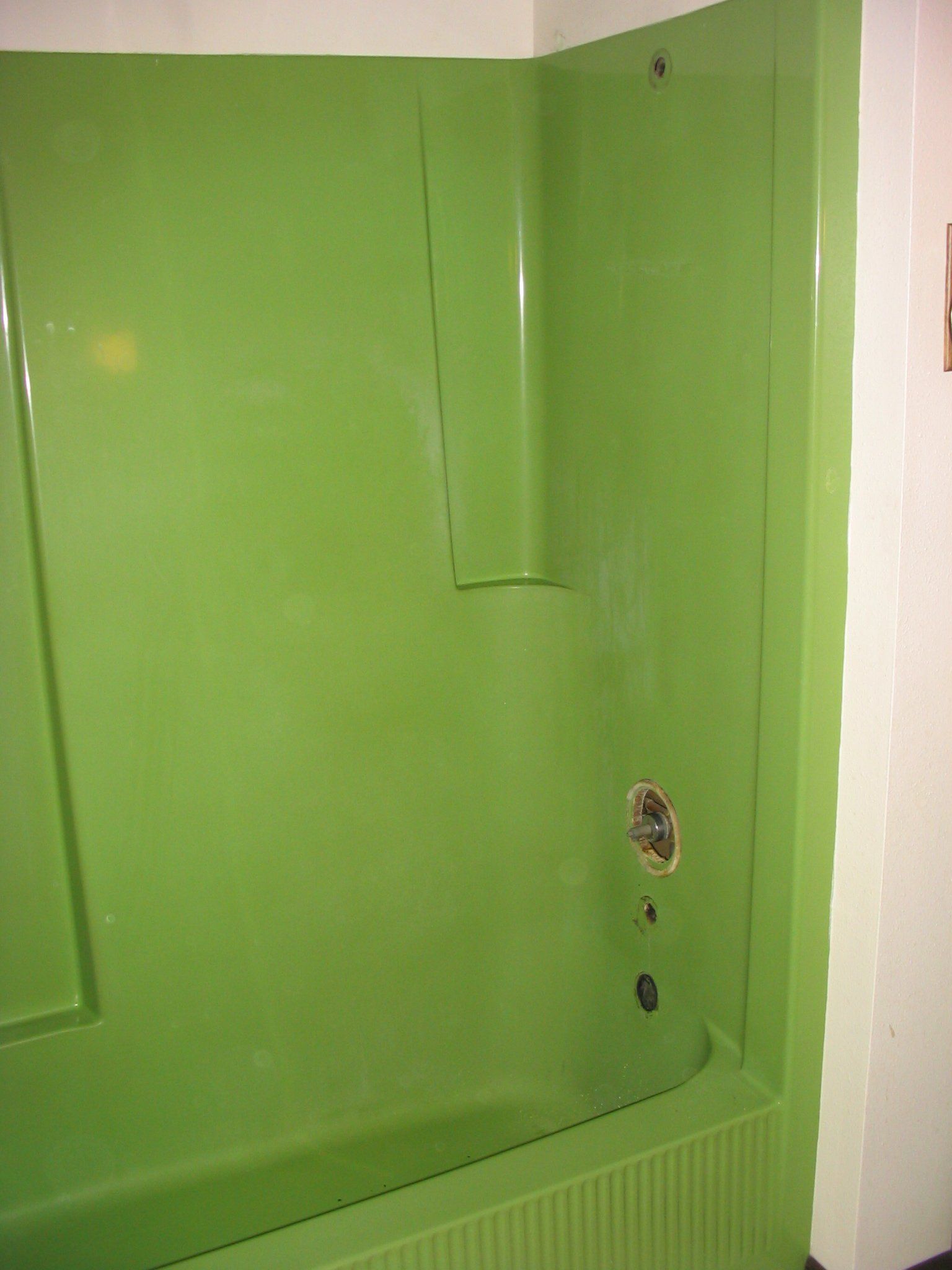 Shower refinishing before