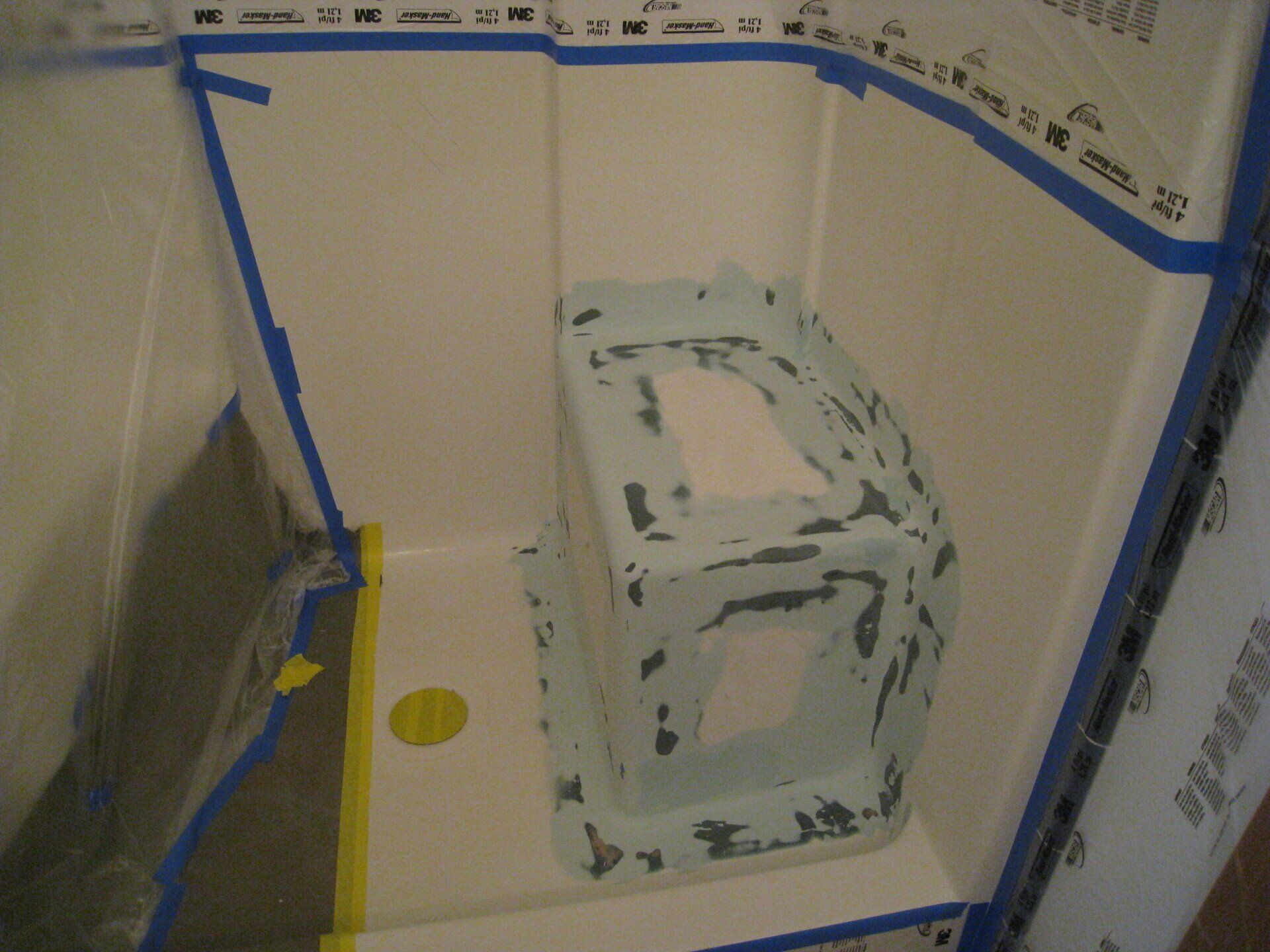 Shower refinishing before