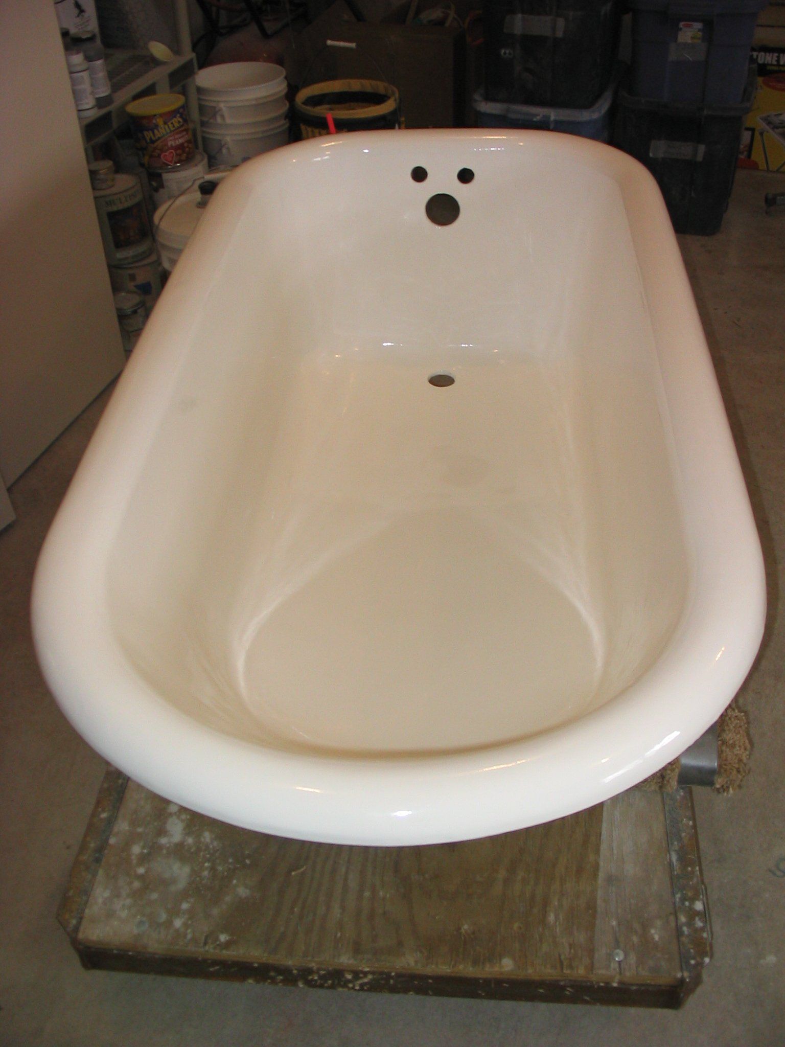 Claw Foot Tub Restoration after